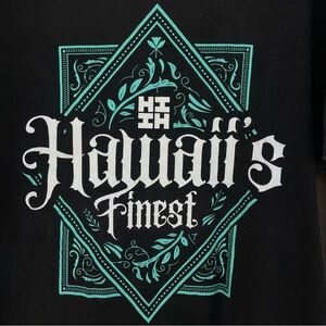 Hawaii's Finest (2018) Black Graphic Tee L